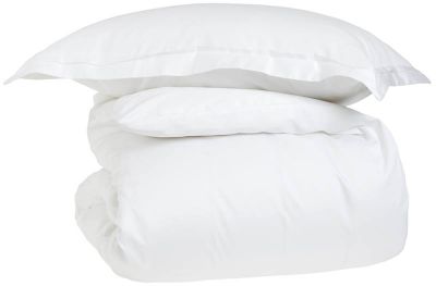 Royal satengsengesett 140x220 hvit