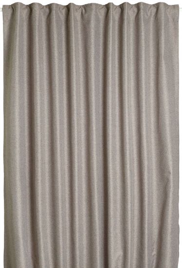 Tiko lystett gardin 140x260 mørk beige