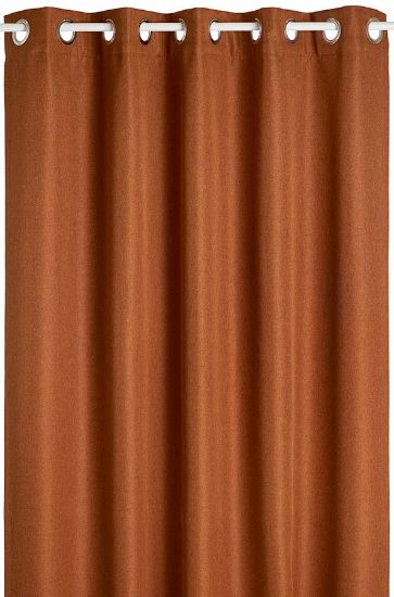 Minos lysdempende gardin 135x160 rust