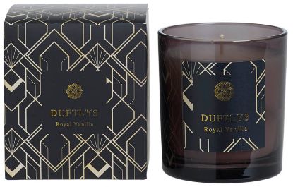 Royal vanilla duftlys svart
