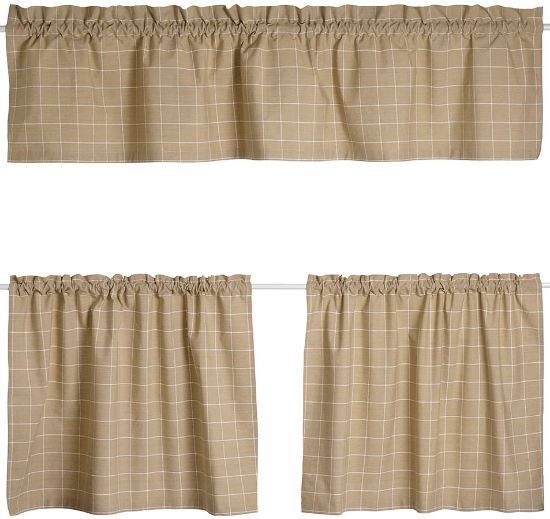 Ruth cafegardin 200x45 beige