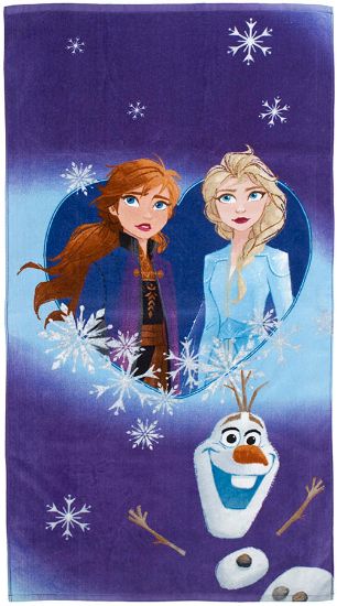 Frozen 2 håndkle 70x140 lilla