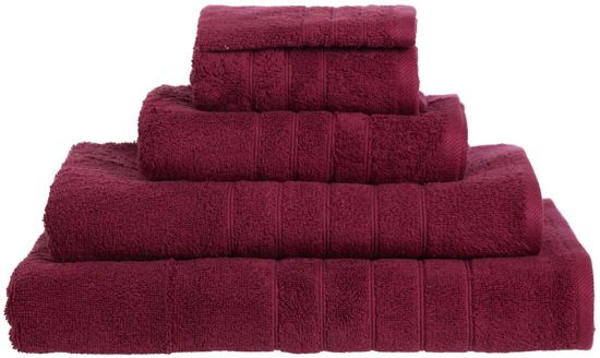 City håndkle 90x150 rubinrød