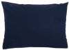 Plain cotton putevar 50x70 mørk blå
