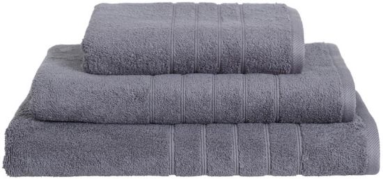 City håndkle 50x90 mørk grå