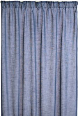 Janis gardin 140x260 denimblå