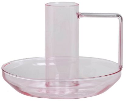 Happy glasslysestake 8 cm rosa