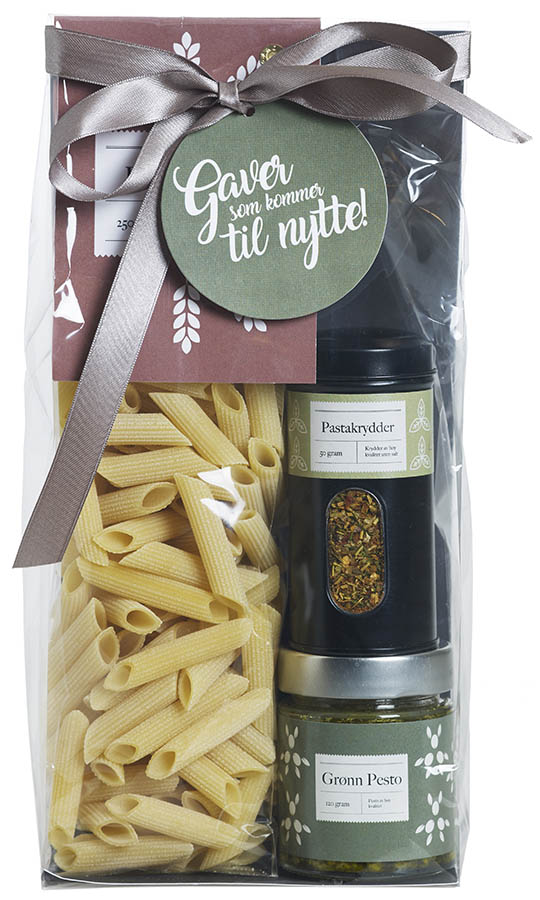 Gavepakke pasta/pesto/pastakrydder 