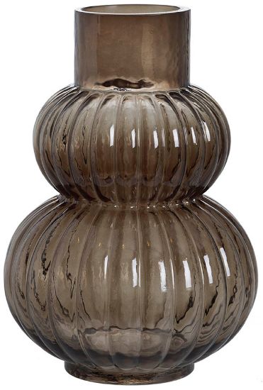 Sherry vase 25 cm gråbrun