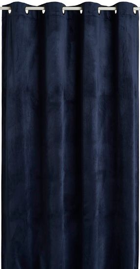 Guinness gardin 140x160 mørk blå