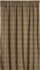 Lom gardin 140x160 beige/rust