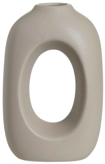 Orbit vase 17 cm beige