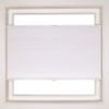 Plisse duette lysfiltrerende utspent 60x160 hvit 