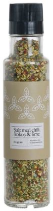 Krydderkvern salt chili, kokos & lime 160 gram
