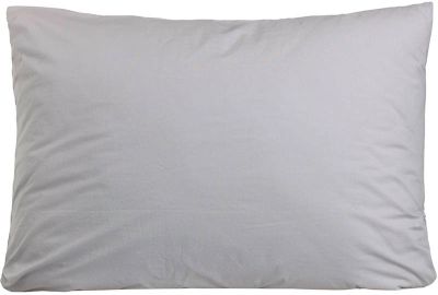 Plain cotton putevar 70x100 lys grå
