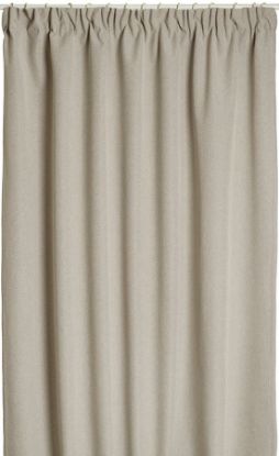 Tias lystett gardin beige