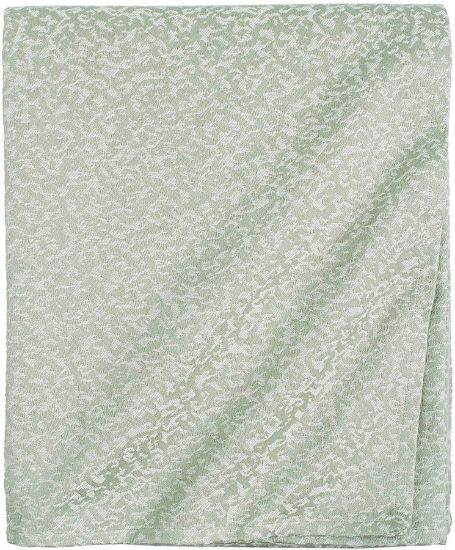 Adele jacquardduk grønn