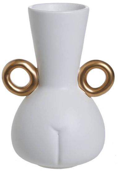 Sonate vase 20 cm hvit