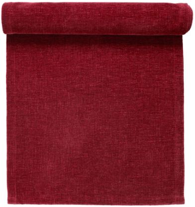 Festive løper 40x140 mørk rød