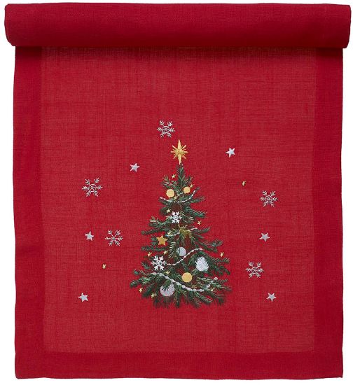 Polaris bordløper 40x120 rød