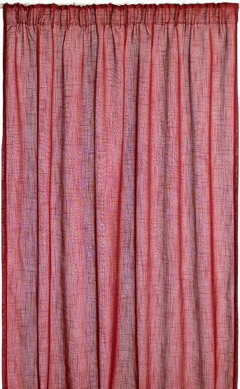 Janis gardin 140x160 rød