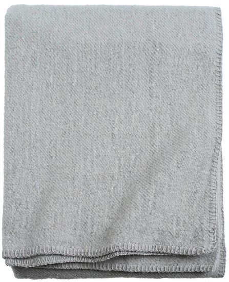 Sigve ullpledd 130x170 grågrøn