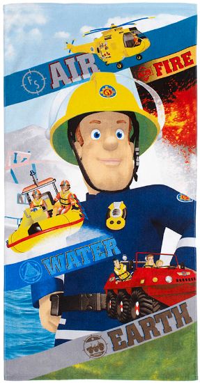 Brannmann Sam håndkle 70x140