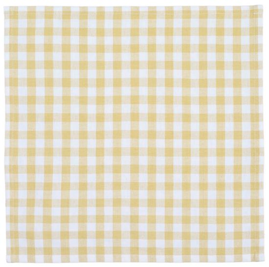 Carro brikke 40x40 gul