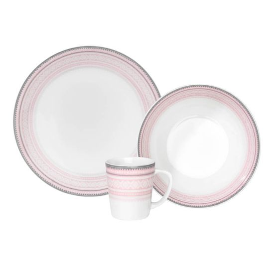 Marius barneservise 3 deler rosa