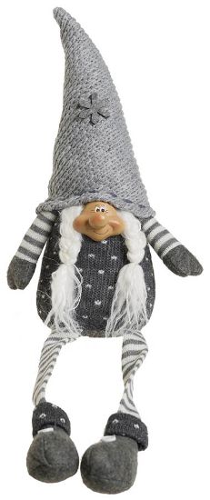 Therese nisse 40 cm grå