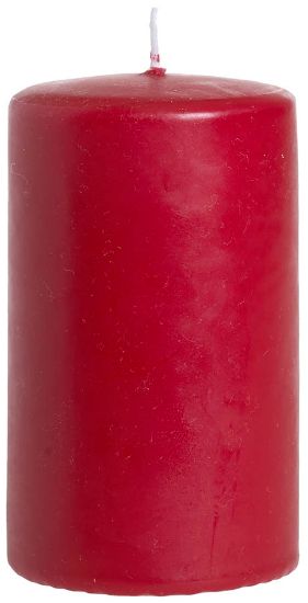 Demi kubbelys 5,8x12 cm rød