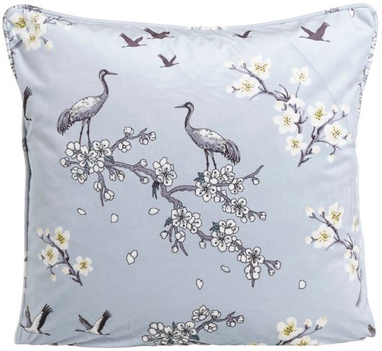 Sakura pynteputetrekk 50x50 grågrønn