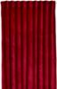 Feliz velourgardin 140x230 mørk rød