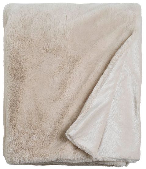 Korra pelspledd 130x170 beige