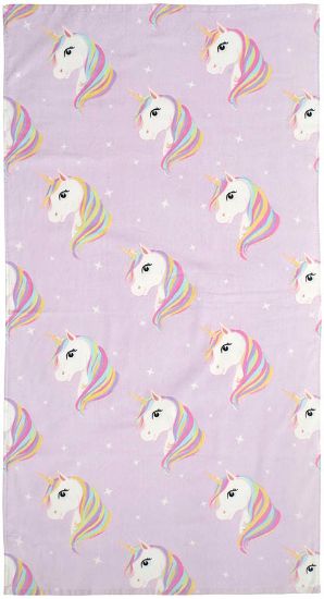 Sparkle håndkle 70x140 lys lilla