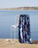 Lexi strandhåndkle 80x150 mørk blå