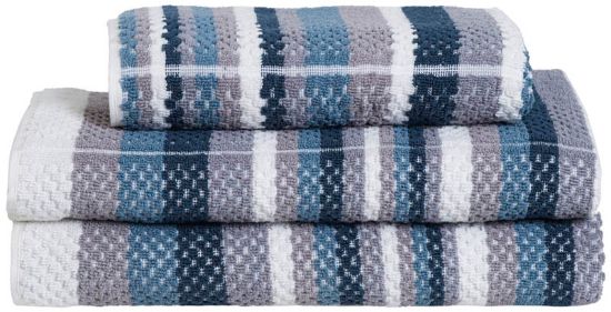 Nila økologisk håndkle 70x130 aqua