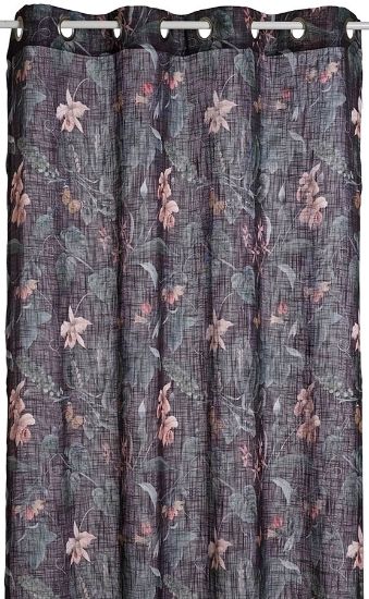 Sunniva gardin 135x160 mørk brun