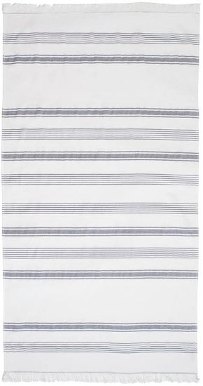 Napoli hamamhåndkle 80x150 hvit/blå