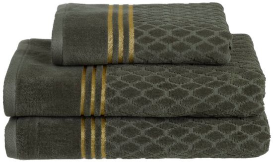 Noelle håndkle 50x90 mosegrønn