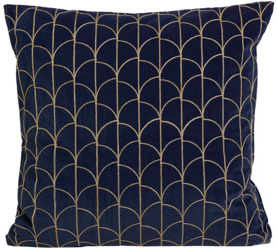 Tintoretto pynteputetrekk 50x50 mørk blå