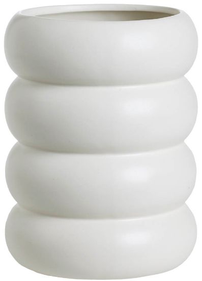 Singo vase 20 cm cream