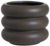 Sepp potte/vase 14 cm gråbrun