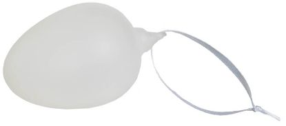 Gulla glassegg 8 cm hvit