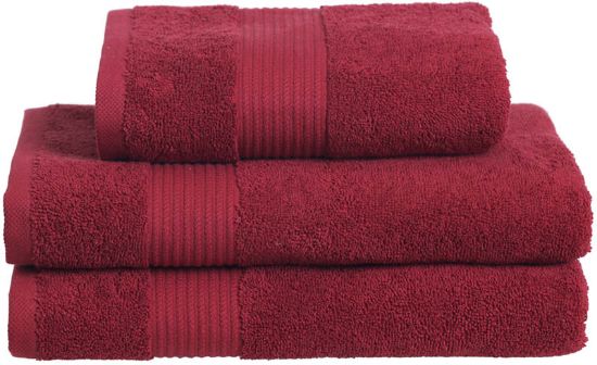 Trinity håndkle 70x130 mørk rød