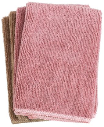 Lava mikrofiberklut 30x30 4pk nougat/blush