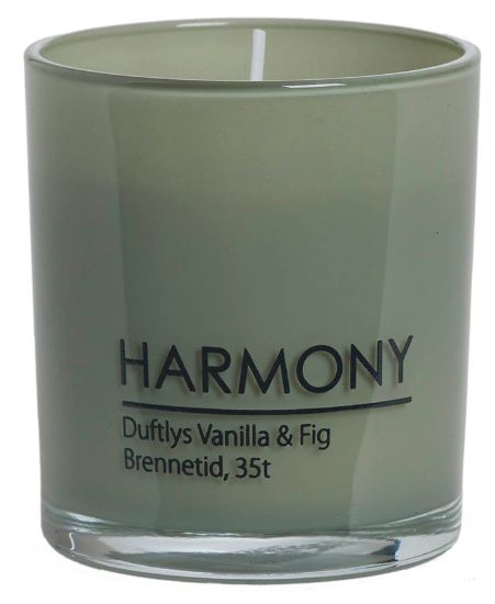 Harmony duftlys 8 cm grønn