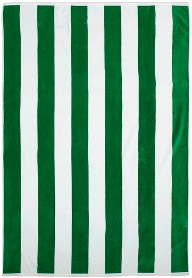 Kragerø XL strandhåndkle 100x180 grønn