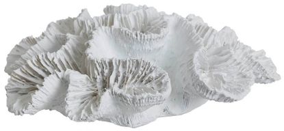 Maui koralldekorasjon 16 cm hvit