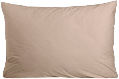 Plain cotton putevar 70x100 beige